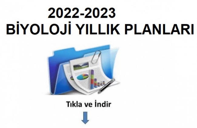 2022-2023 Yılı Biyoloji Yıllık Planları