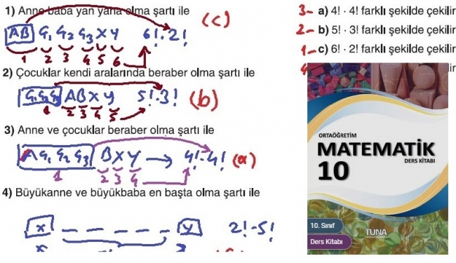 10.Sınıf Matematik Ders Kitabı ve Çözümleri (2019-2020)