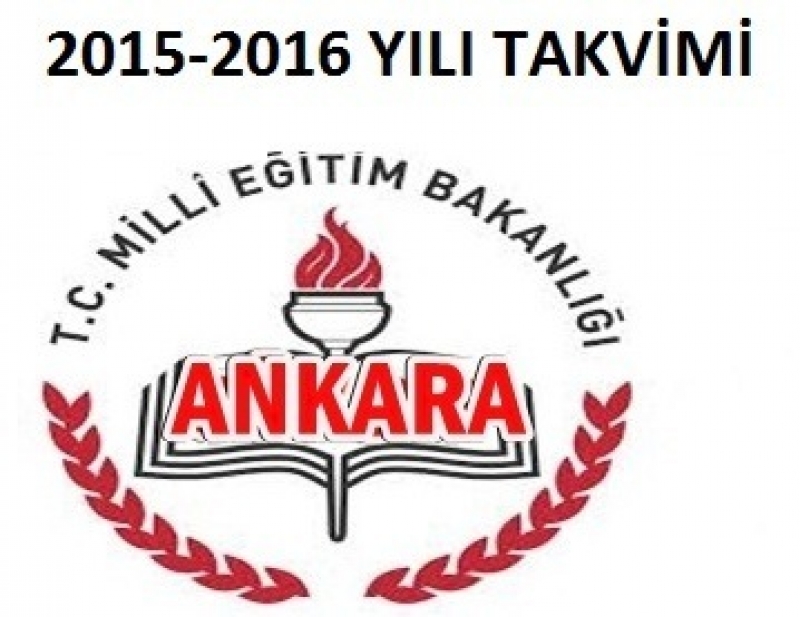 Ankara MEM 2015-2016 Eğitim Öğretim Yılı Çalışma Takvimi