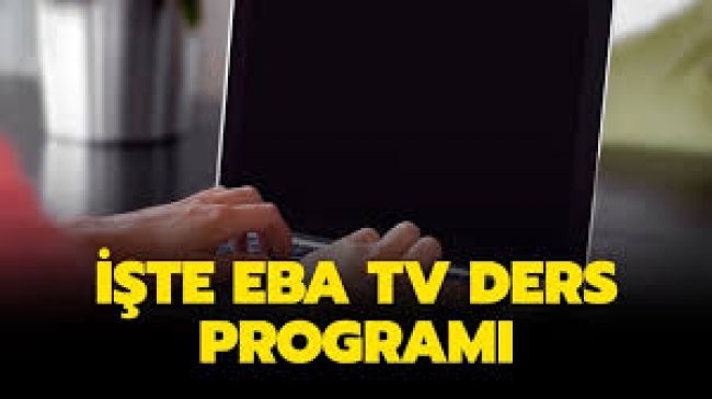 TRT-EBA TV Uzaktan Eğitim İlkokul(1.2.3.ve 4.Sınıflar) Ders Programları-Saatleri