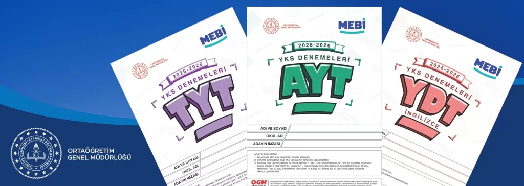 MEBİ 2025-2026 YKS Deneme Tarihleri