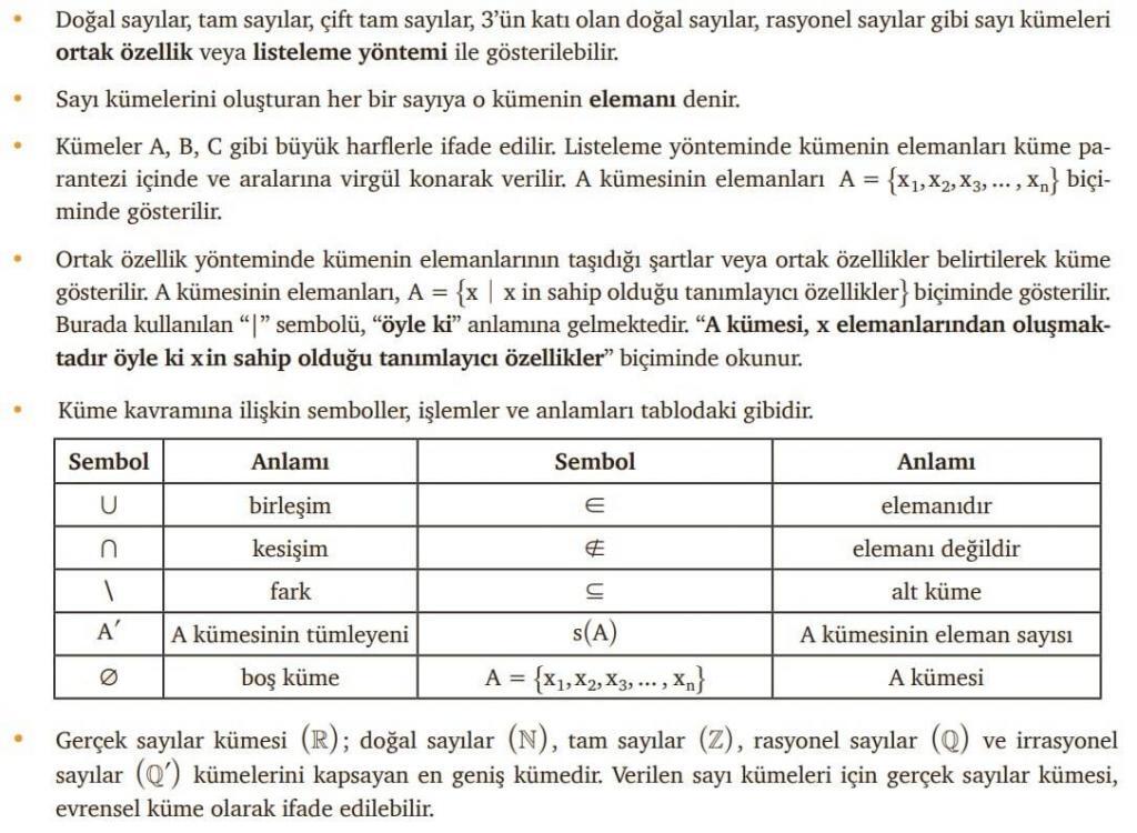9.Sınıf Matematik Sayılar Kontrol Noktası 9.Sınıf Matematik Sayılar Kontrol Noktası