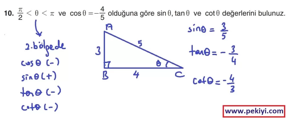 11.Sınıf Matematik Ders Kitabı Sayfa 49 Çözüm-10 11.Sınıf Matematik Ders Kitabı Sayfa 49 Çözüm-10