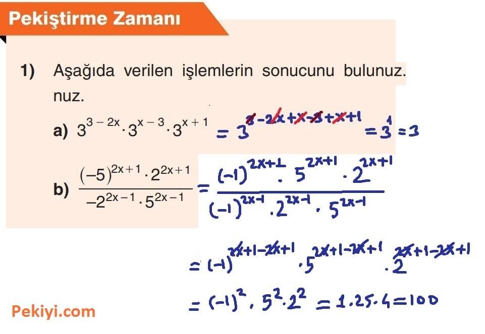 12.Sınıf Matematik Ders Kitabı Sayfa 20 Çözüm-1