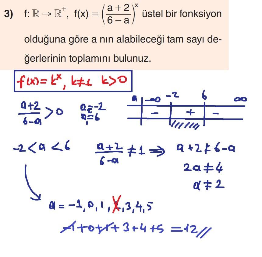 12.Sınıf Matematik Ders Kitabı Sayfa 20 Çözüm-3