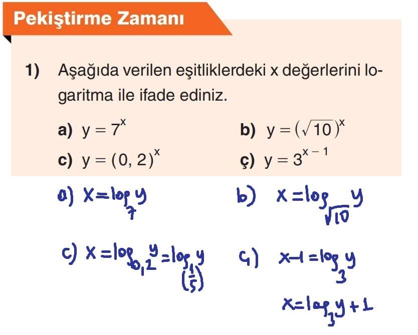 12.Sınıf Matematik Kitabı Pekiştirme Zamanı Sayfa 30 Çözüm-1