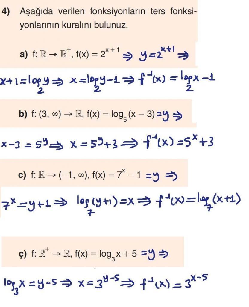 12.Sınıf Matematik Kitabı Pekiştirme Zamanı Sayfa 30 Çözüm-4