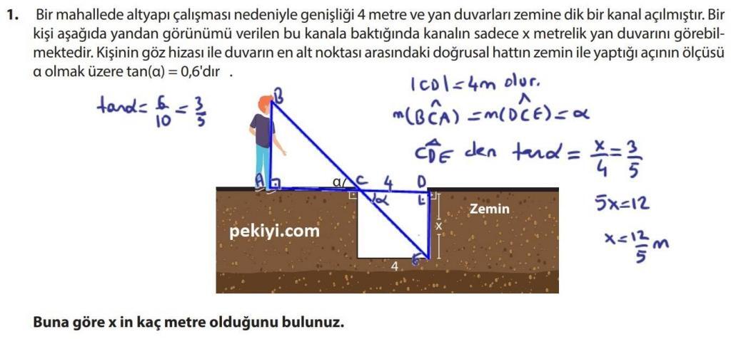 10.Sınıf Matematik Kitabı Sayfa 31 Ek Alıştırma 1 Sorunun Çözümü 10.Sınıf Matematik Kitabı Sayfa 31 Ek Alıştırma 1 Sorunun Çözümü
