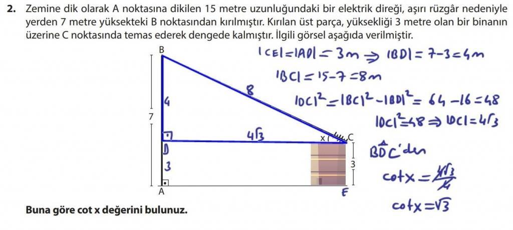 10.Sınıf Matematik Kitabı Sayfa 31 Ek Alıştırma 2 Sorunun Çözümü 10.Sınıf Matematik Kitabı Sayfa 31 Ek Alıştırma 2 Sorunun Çözümü
