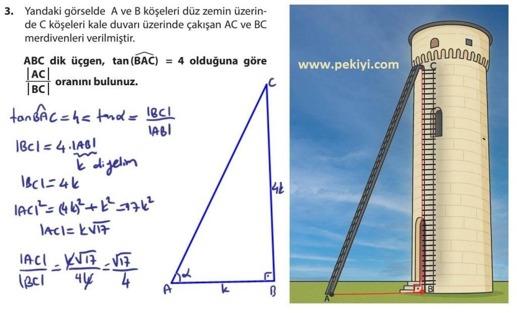 10.Sınıf Matematik Kitabı Sayfa 31 Ek Alıştırma 3 Sorunun Çözümü 10.Sınıf Matematik Kitabı Sayfa 31 Ek Alıştırma 3 Sorunun Çözümü