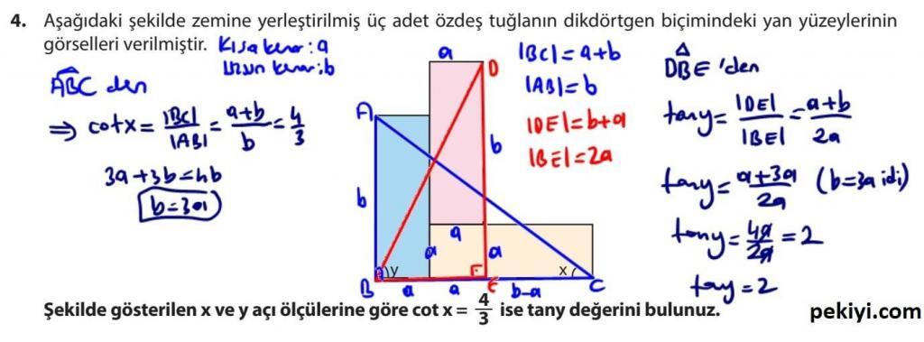 10.Sınıf Matematik Kitabı Sayfa 31 Ek Alıştırma 4 Sorunun Çözümü 10.Sınıf Matematik Kitabı Sayfa 31 Ek Alıştırma 4 Sorunun Çözümü