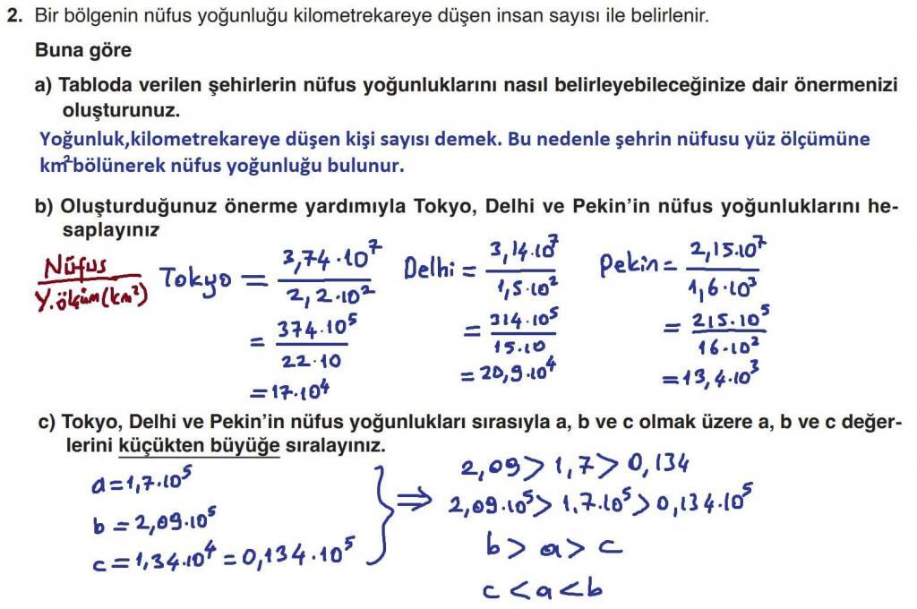 9.Sınıf Matematik Ders Kitabı Sayfa 36 Çözüm-2 9.Sınıf Matematik Ders Kitabı Sayfa 36 Çözüm-2