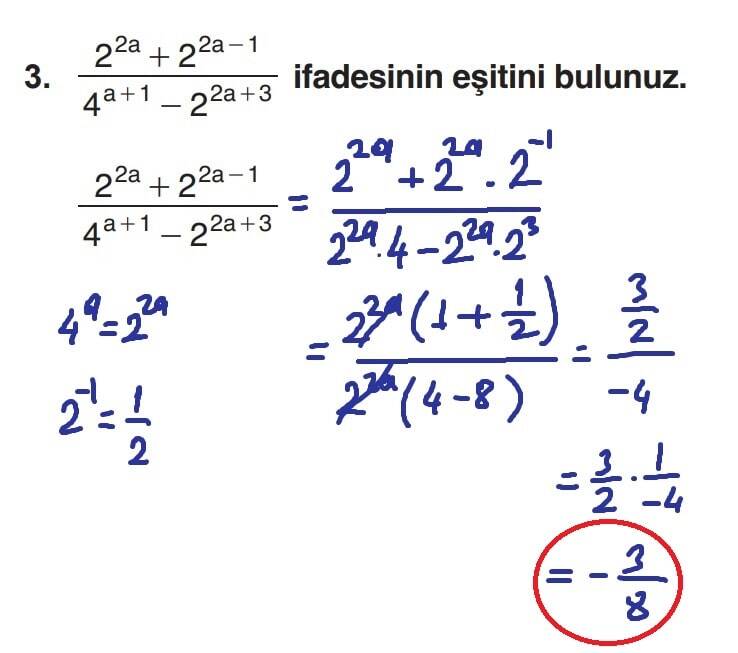 9.Sınıf Matematik Ders Kitabı Sayfa 36 Çözüm-3 9.Sınıf Matematik Ders Kitabı Sayfa 36 Çözüm-3