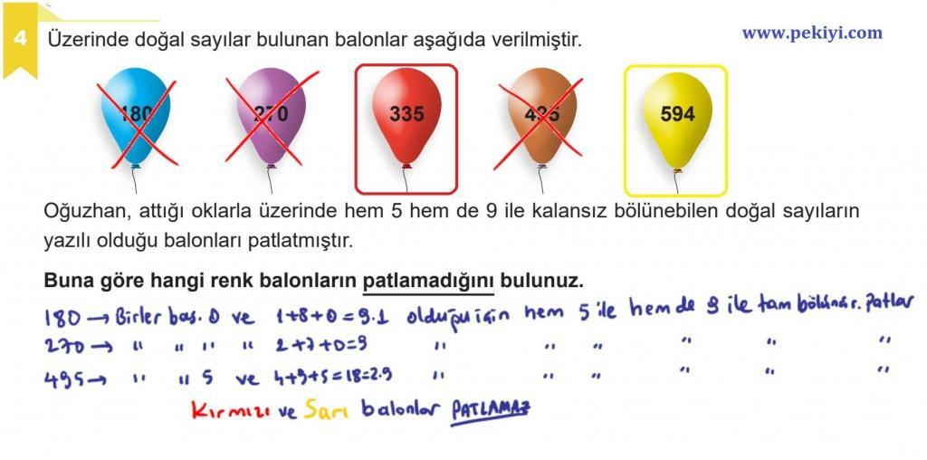 6.Sınıf Matematik 1.Ders Kitabı Sayfa 37 İzleme Testi Cevap 4 6.Sınıf Matematik 1.Ders Kitabı Sayfa 37 İzleme Testi Cevap 4