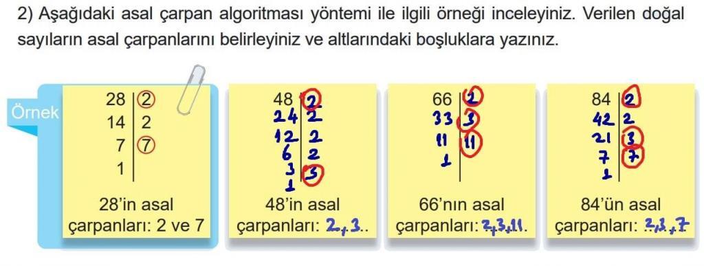 6.Sınıf Matematik Ders Kitabı Sayfa 44 Soru 2 6.Sınıf Matematik Ders Kitabı Sayfa 44 Soru 2