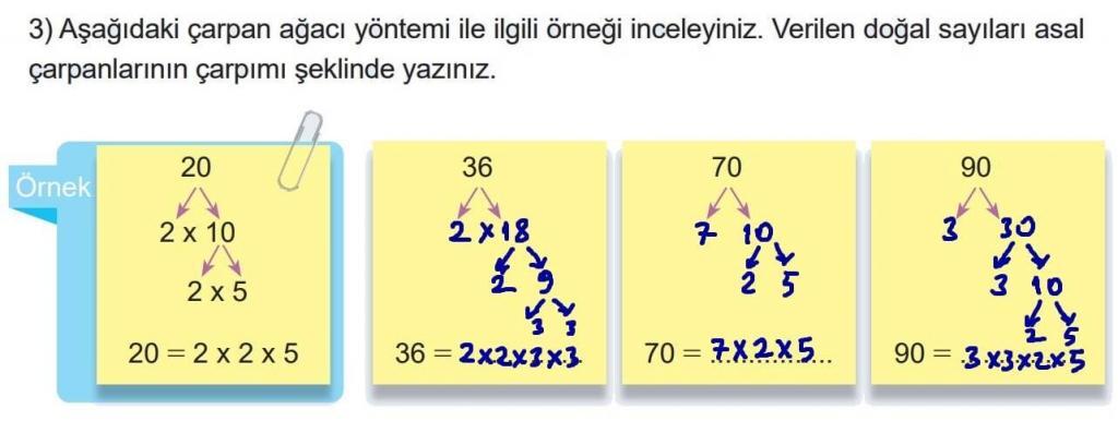 6.Sınıf Matematik Ders Kitabı Sayfa 44 Soru 3 6.Sınıf Matematik Ders Kitabı Sayfa 44 Soru 3