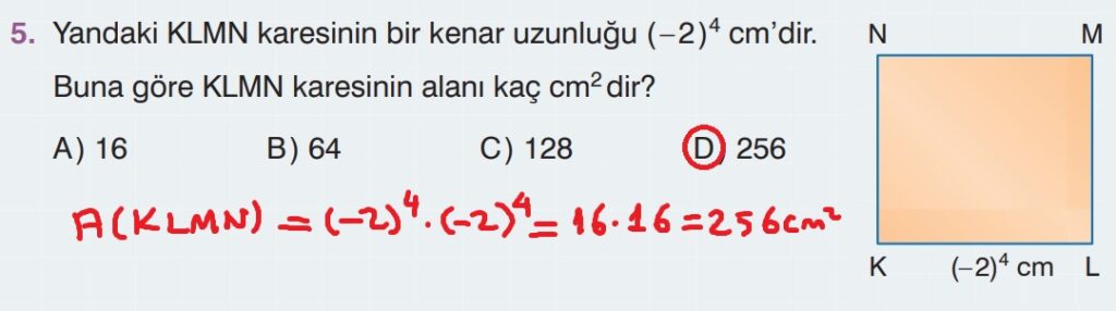 7.Sınıf Matematik Ders Kitabı Sayfa 44 Cevap-5