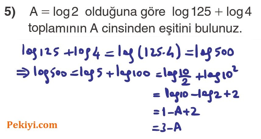 12.Sınıf Matematik Ders Kitabı Sayfa 45 Cevap 5