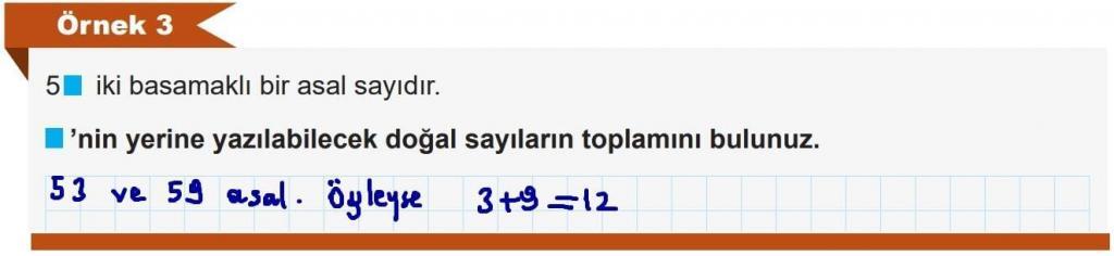 6.Sınıf Matematik Ders Kitabı Sayfa 45 Örnek 3 6.Sınıf Matematik Ders Kitabı Sayfa 45 Örnek 3