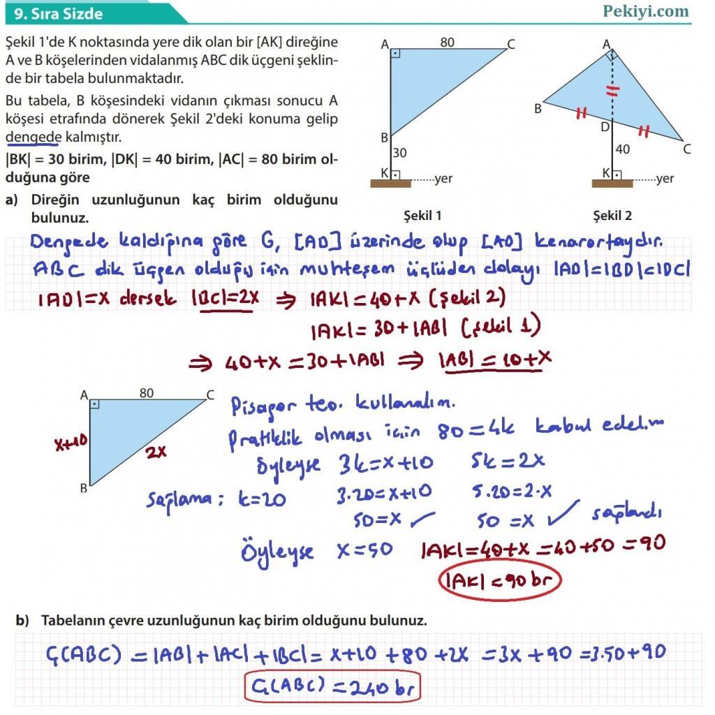 10.Sınıf Matematik Ders Kitabı Sayfa 48 8.Sıra Sizde Cevabı 10.Sınıf Matematik Ders Kitabı Sayfa 48 8.Sıra Sizde Cevabı