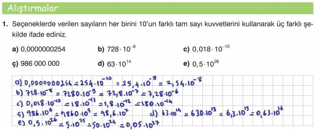 8.Sınıf Matematik Ders Kitabı Sayfa 51 Cevap 1 - Sonuç Yayınları