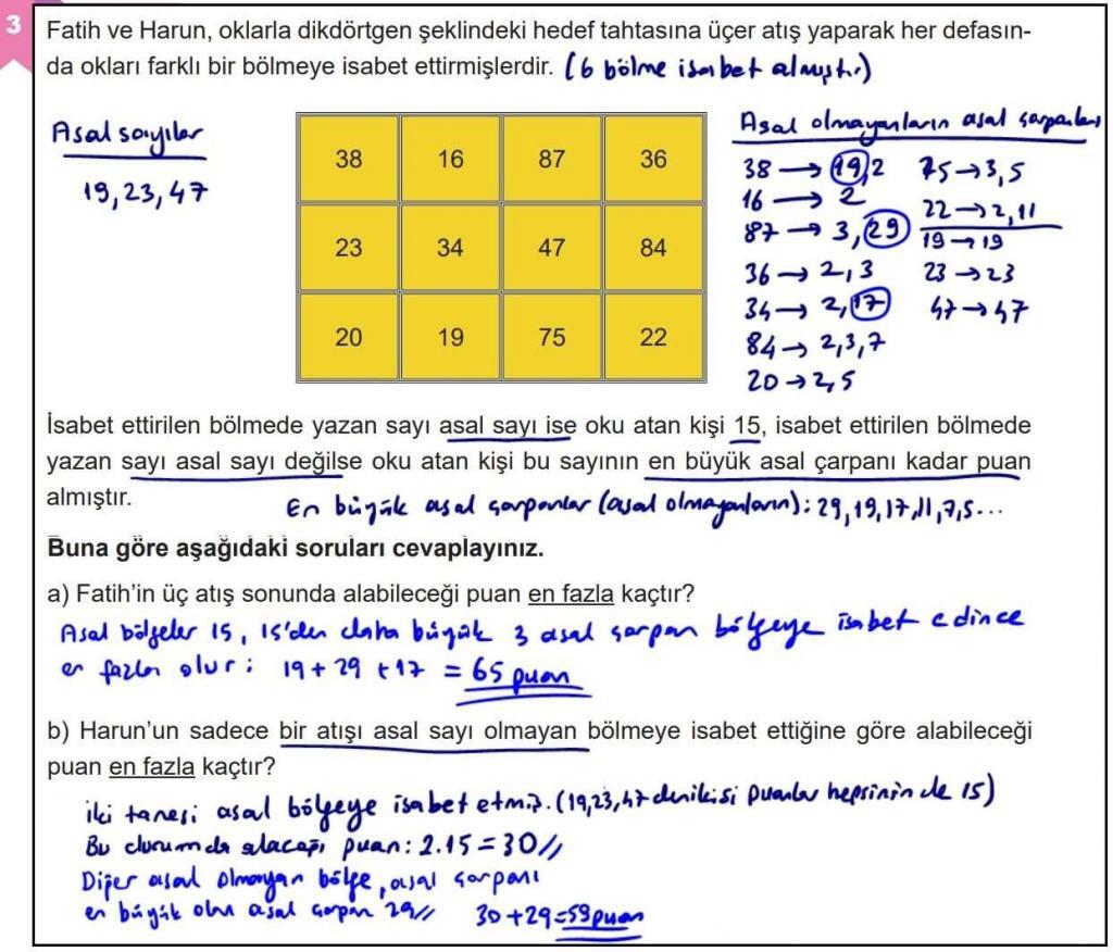6.Sınıf Matematik Ders Kitabı Sayfa 58 Cevapları  Cevap 3