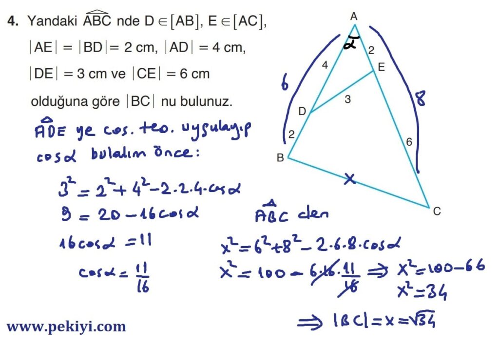 11.Sınıf Matematik Ders Kitabı Sayfa 59 Cevap 4 - SDR Yayınları