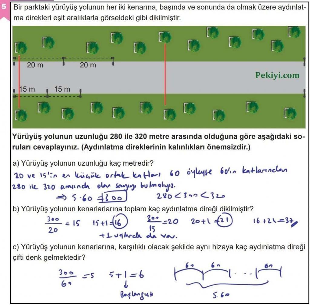 6.Sınıf Matematik Ders Kitabı Sayfa 59 Cevapları  Cevap 5