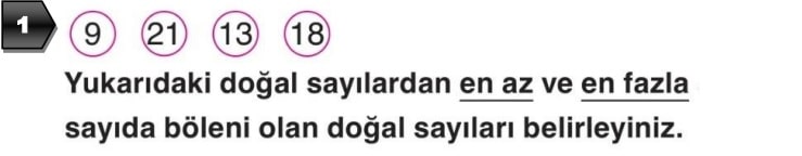 6.Sınıf Yazılı Örneği Soru 1