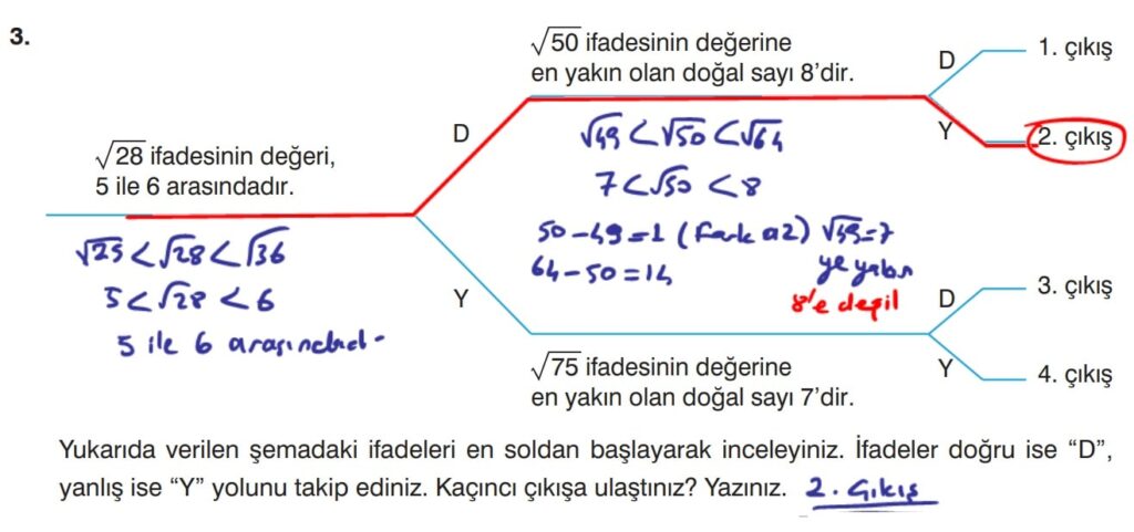 8.Sınıf Matematik Ders Kitabı Sayfa 69 Cevap 3