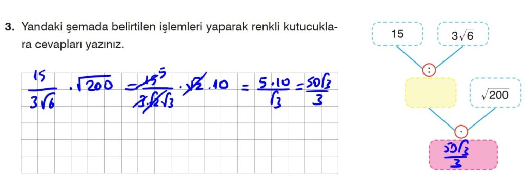 8.Sınıf Matematik Ders Kitabı Sayfa 78 Cevap 3