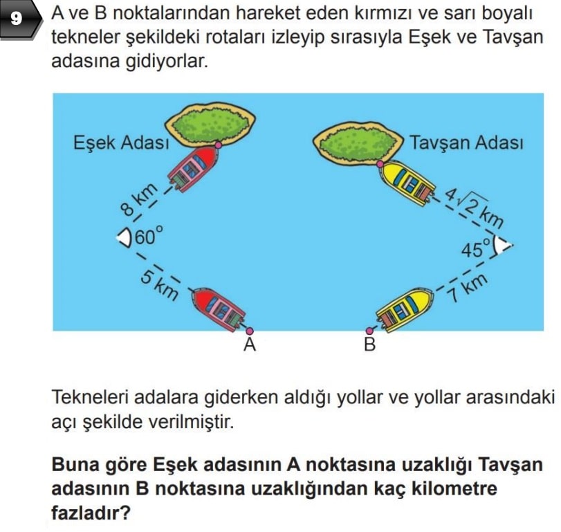 10.sınıf matematik 1.yazılı 3.senaryo örnekleri Soru 9