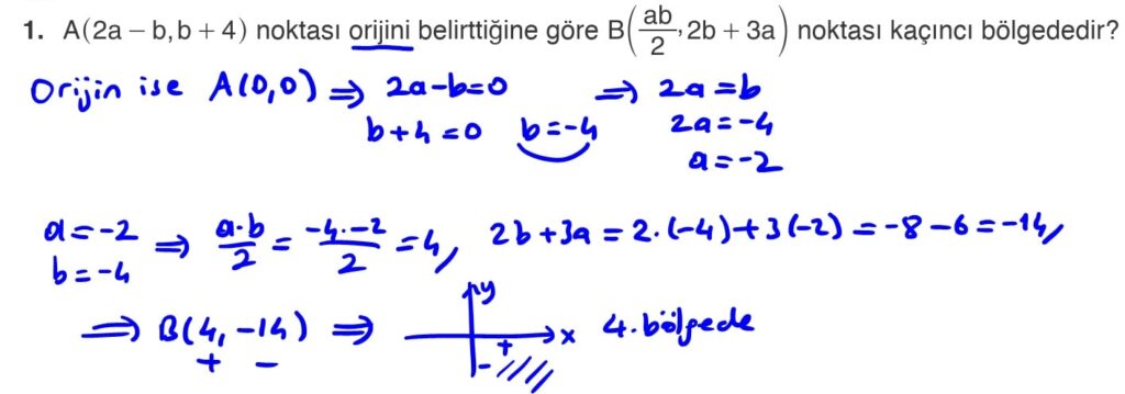 11.Sınıf Matematik Ders Kitabı Sayfa 89 Çözüm 1 11.Sınıf Matematik Ders Kitabı Sayfa 89 Çözüm 1