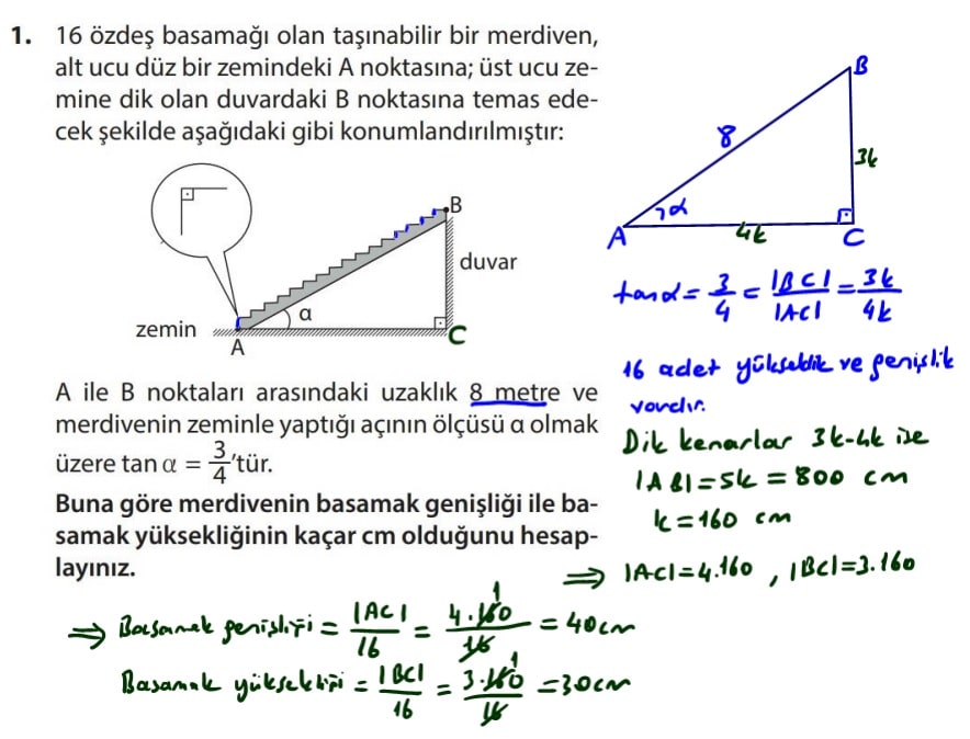 10.Sınıf Matematik Ders Kitabı Sayfa 89 Cevap 1 10.Sınıf Matematik Ders Kitabı Sayfa 89 Cevap 1
