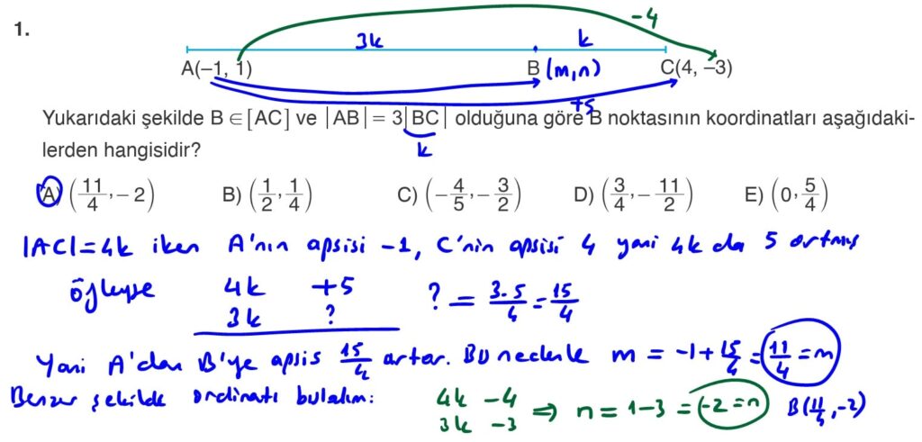 11.Sınıf Matematik Ders Kitabı Sayfa 97 Çözüm 1 11.Sınıf Matematik Ders Kitabı Sayfa 97 Çözüm 1