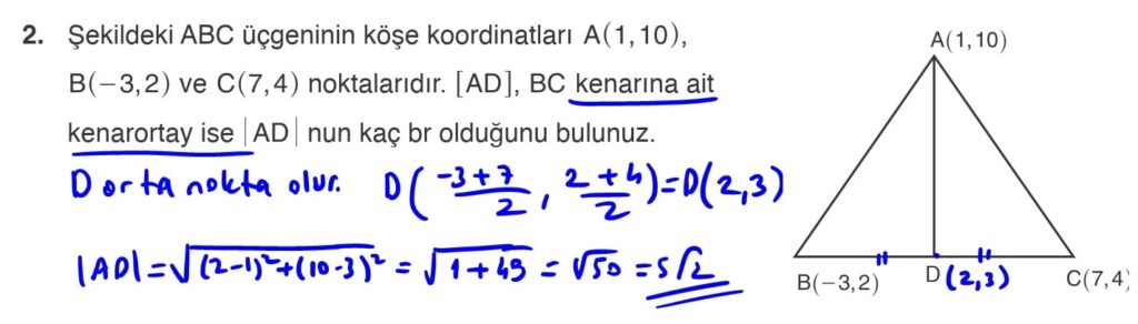 11.Sınıf Matematik Ders Kitabı Sayfa 97 Çözüm 2 11.Sınıf Matematik Ders Kitabı Sayfa 97 Çözüm 2