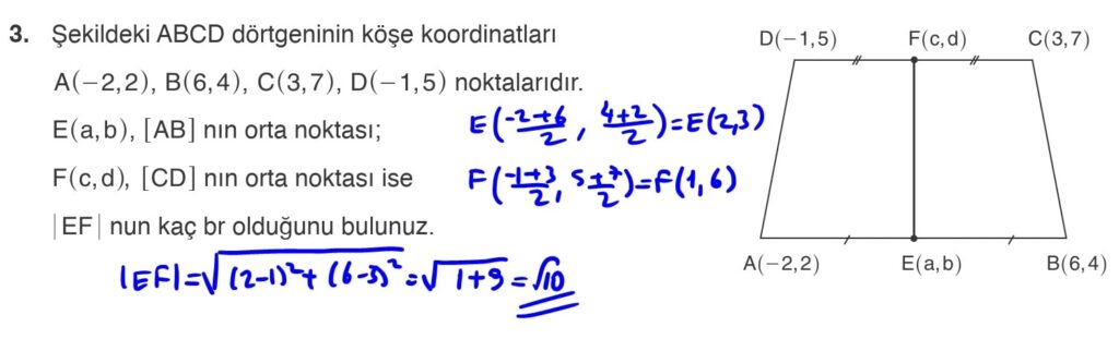 11.Sınıf Matematik Ders Kitabı Sayfa 97 Çözüm 3 11.Sınıf Matematik Ders Kitabı Sayfa 97 Çözüm 3