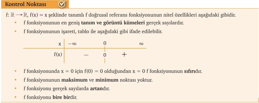 Doğrusal Referans Fonksiyon