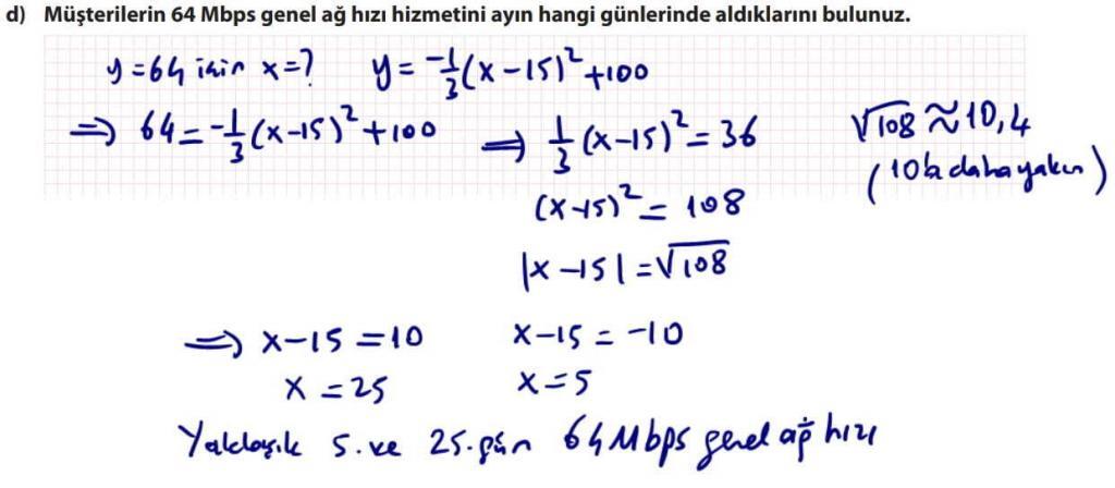 10. Sınıf Matematik Ders Kitabı Sayfa 212 Sıra Sizde Sorusu d