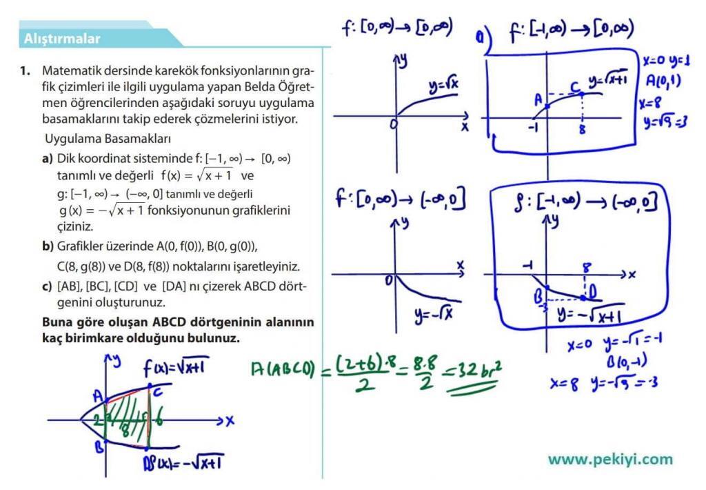 10.Sınıf Matematik Ders Kitabı Sayfa 242 Alıştırma Çözüm-1
