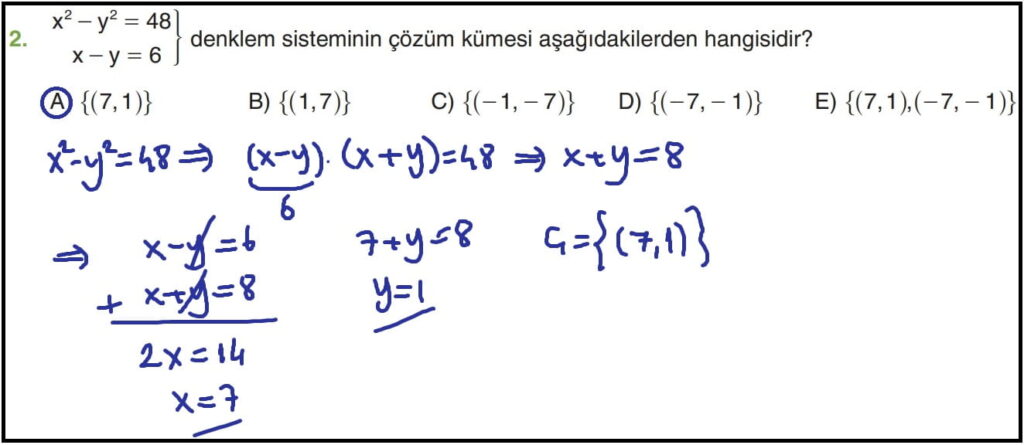11.sınıf matematik ders kitabı sayfa 210 cevapları 2. soru çözümü