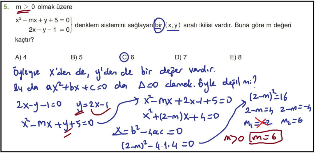 11.sınıf matematik ders kitabı sayfa 210 cevapları 5. soru çözümü