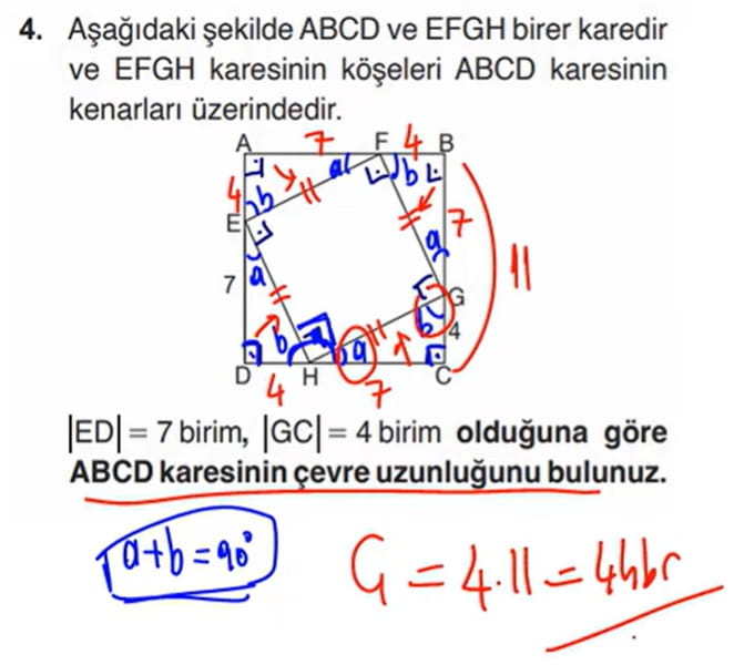 9.Sınıf Matematik 2.Ders Kitabı Sayfa 51 4.Sorunun Cevabı