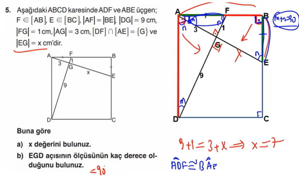 9.Sınıf Matematik 2.Ders Kitabı Sayfa 51 5.Sorunun Cevabı