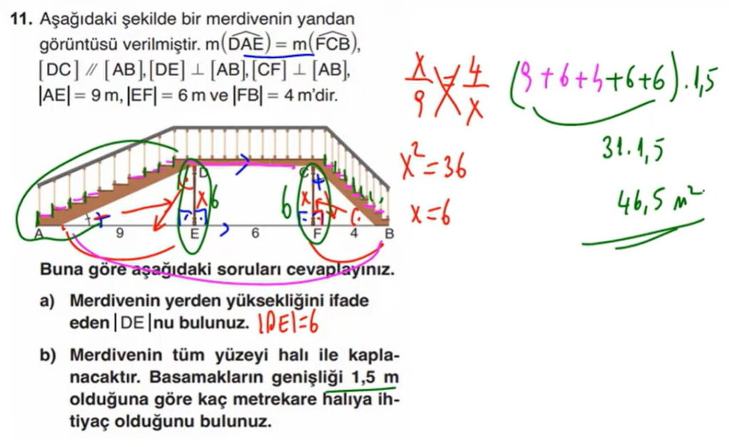 9.Sınıf Matematik 2.Ders Kitabı Sayfa 51 11.Sorunun Cevabı