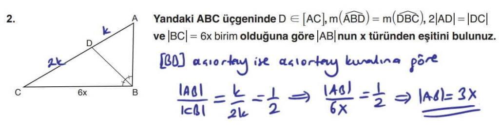 9.Sınıf Matematik 2.Ders Kitabı Sayfa 57 Cevap 2