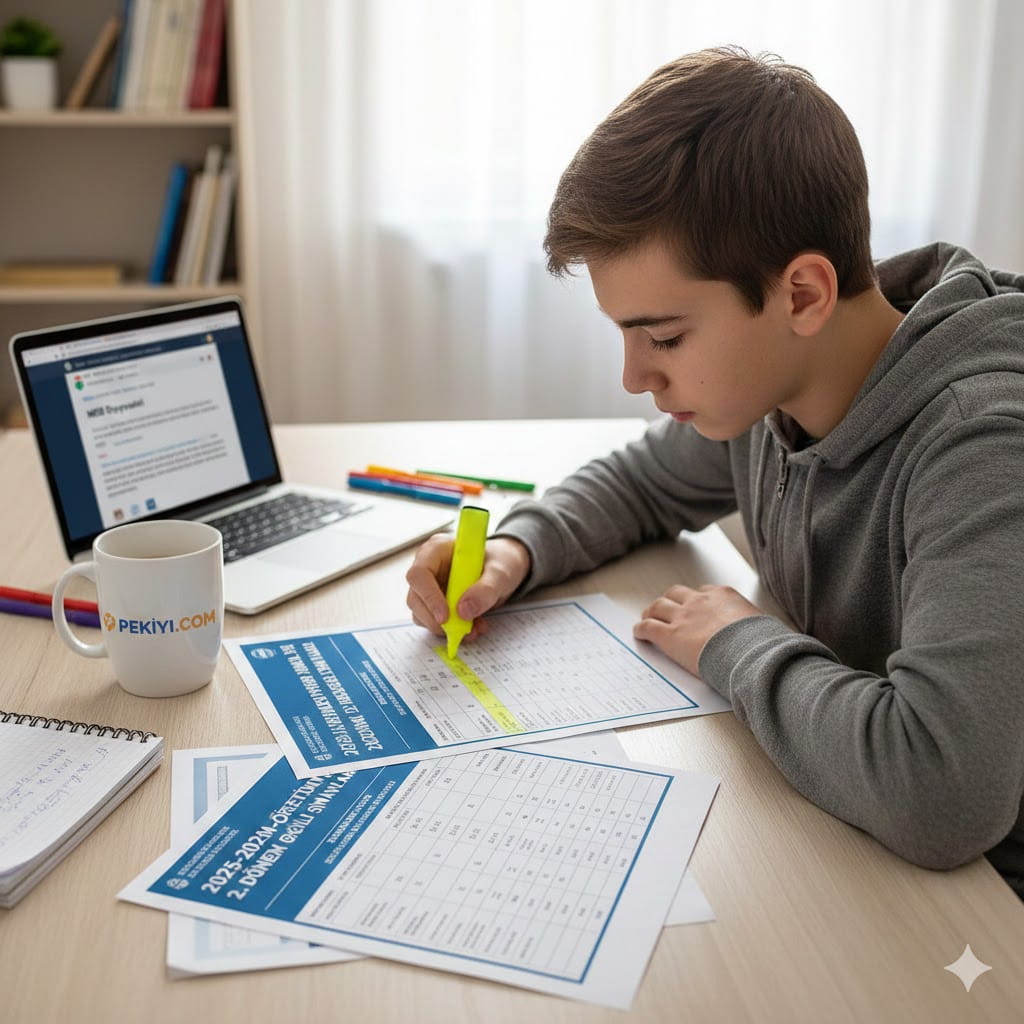 2025 2026 yılı 2.dönem ortak yazılı tabloları