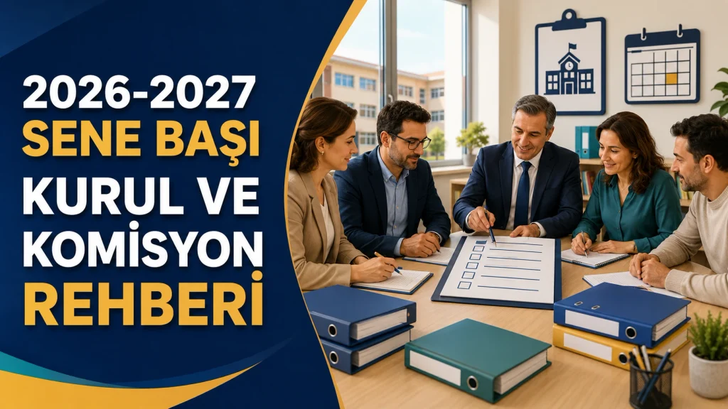 2026-2027 sene başı kurul ve komisyonları