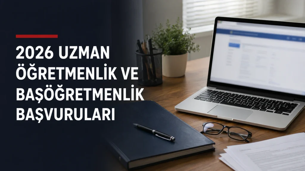 2026 uzman öğretmenlik ve başöğretmenlik başvuruları