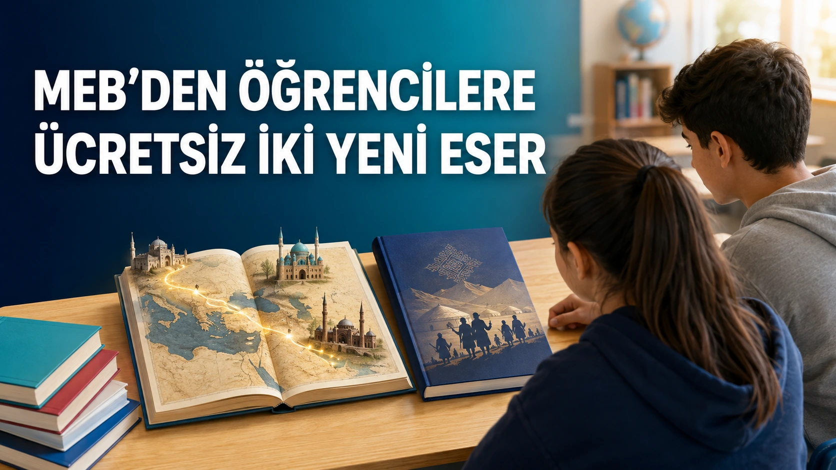 MEB İki Yeni Eser Dağıtacak: Ders Kitaplarıyla Birlikte Ücretsiz Verilecek